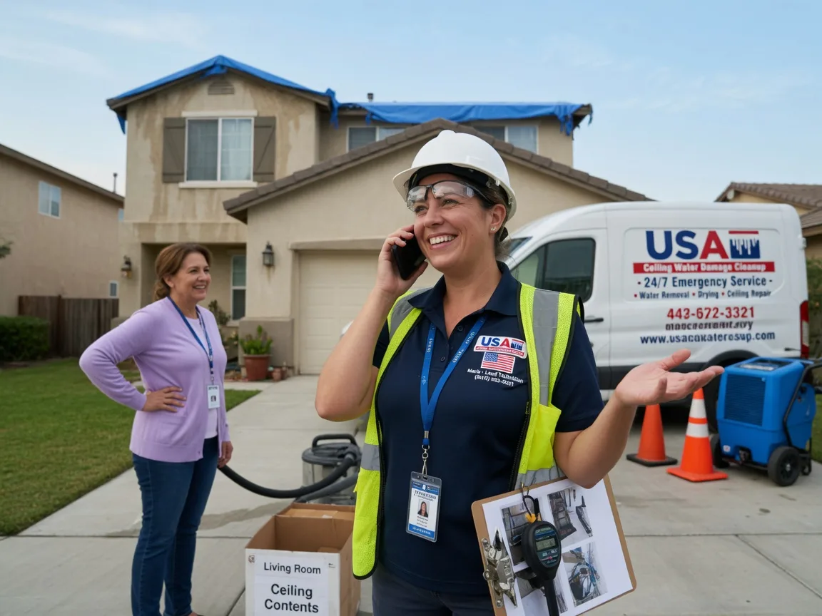 Ceiling Water Damage Restoration Van Alstyne, TX FAQs
